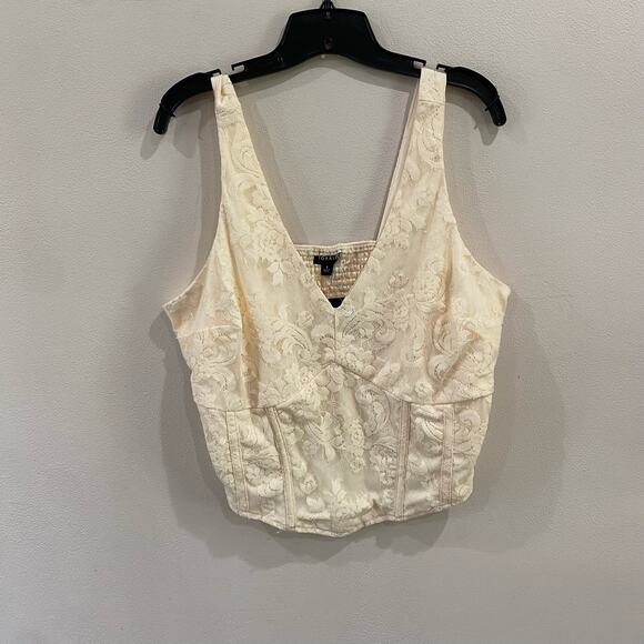 TORRID NWT Lace Corset Crop Top 1x(14-16) - Picture 2 of 13